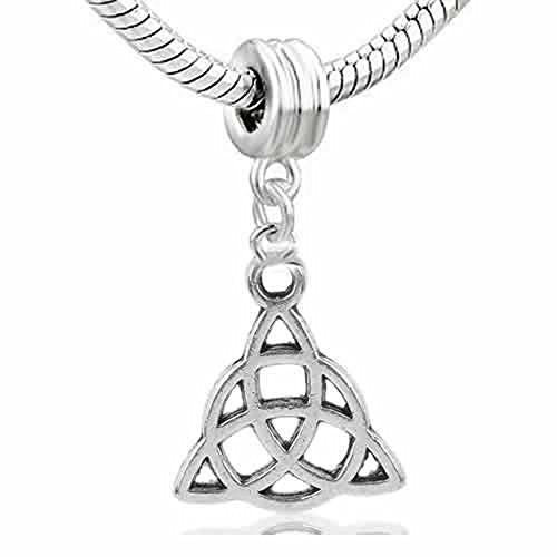 Celtic Knot Charm Dangle European Bead Compatible for Most European Snake Chain Bracelet - Sexy Sparkles Fashion Jewelry