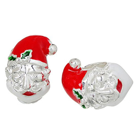 Christmas Santa Claus Charm Bead for European Snake Chain Charm Bracelet - Sexy Sparkles Fashion Jewelry - 3
