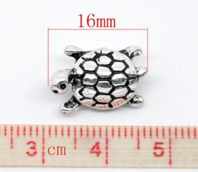 Turtle Charm Bed For Snake Chain Charm Bracelet - Sexy Sparkles Fashion Jewelry - 2