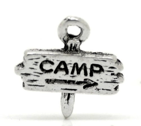 Camp Fingerpost Bracelet Necklace Charm Pendant - Sexy Sparkles Fashion Jewelry - 4