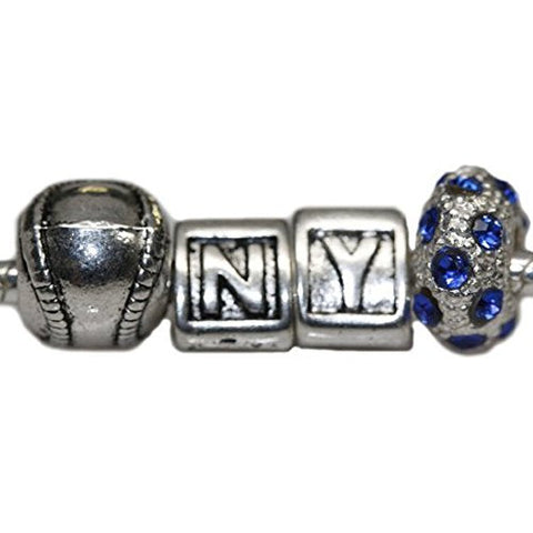 Ny Yankees Theme Charms for Snake Chain Charm Bracelet - Sexy Sparkles Fashion Jewelry - 1