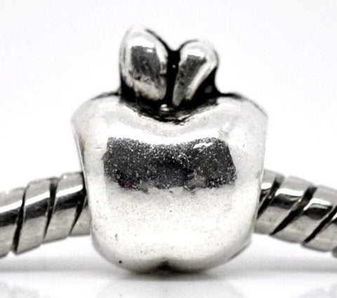 Teacher's Apple Charm Bead - Sexy Sparkles Fashion Jewelry - 1