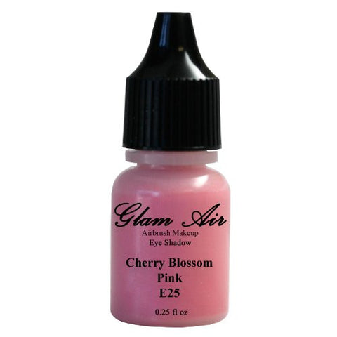 Set of Five (5) Shades of Glam Air Airbrush Eye Shadow Makeup E25 Cherry Blossom Pink, E27 Shimmer Mauve, E28 Light Magenta, E29 Peachy Shimmer, and E31 Purple Shimmer Water-based Formula Last All Day (For All Skin Types) 0.25oz Bottles - Sexy Sparkles Fashion Jewelry - 2
