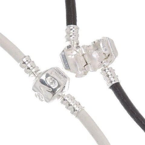 Two (2) Cowhide Leather Triple Wrap Bracelet - Sexy Sparkles Fashion Jewelry - 2