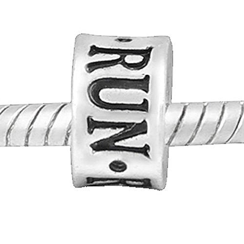 Run Charm European Bead Compatible for Most European Snake Chain Bracelet - Sexy Sparkles Fashion Jewelry