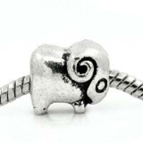 Sheep Spacer European Bead Compatible for Most European Snake Chain Bracelet - Sexy Sparkles Fashion Jewelry - 1