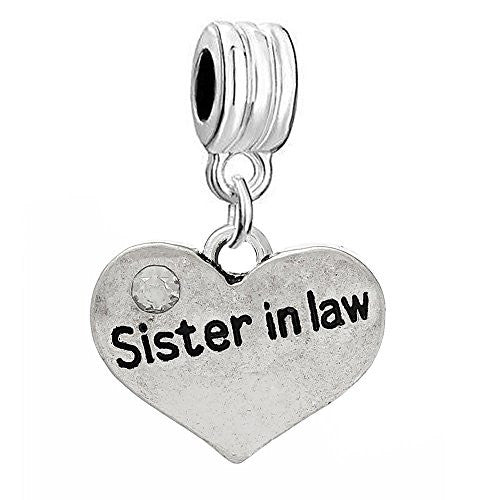 Sister in Law with Clear  Crystals - Sexy Sparkles Fashion Jewelry