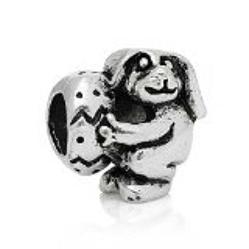 Lovely Dog Charm Bead for European Snake Chain Charm Bracelet - Sexy Sparkles Fashion Jewelry - 1