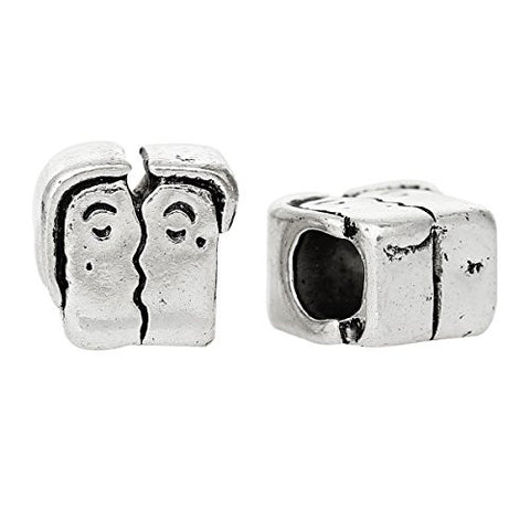 True Love Couples Kiss Charm Bead - Sexy Sparkles Fashion Jewelry - 2