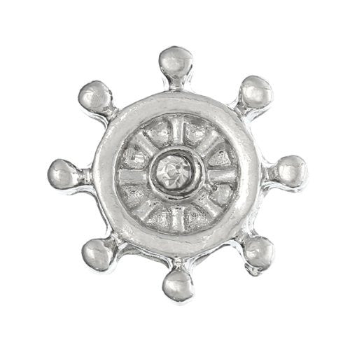 Helm Floating Charms For Glass Living Memory Lockets - Sexy Sparkles Fashion Jewelry - 1