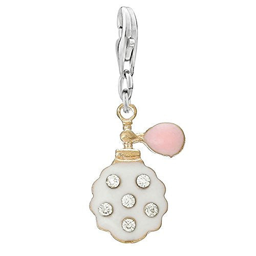Perfume Bottle for European Charm Jewelry w/ Lobster Clasp - Sexy Sparkles Fashion Jewelry