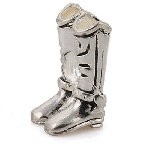 Cowboy Boots European Bead Compatible for Most European Snake Chain Charm Bracelet - Sexy Sparkles Fashion Jewelry - 3