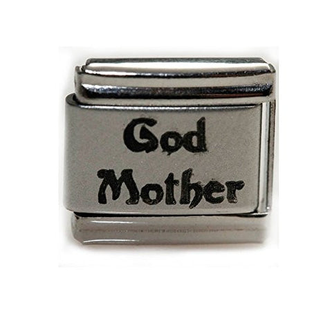 God Mother Laser Italian Charm Bracelet Link - Sexy Sparkles Fashion Jewelry - 1