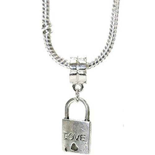 Love Dangle European Bead Compatible for Most European Snake Chain Charm Bracelet - Sexy Sparkles Fashion Jewelry