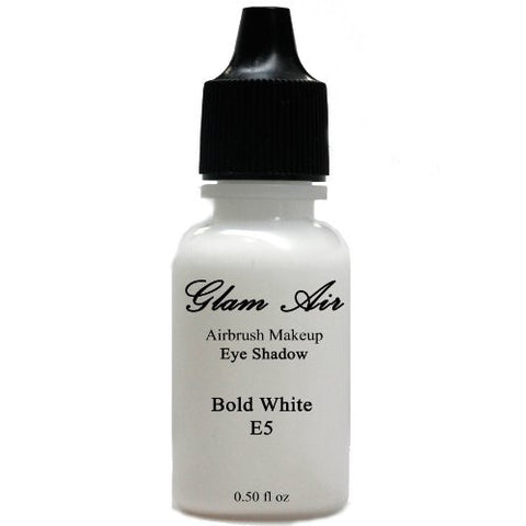 Large Bottle Glam Air Airbrush E5 Bold White Eye Shadow Water-based Makeup - Sexy Sparkles Fashion Jewelry - 1
