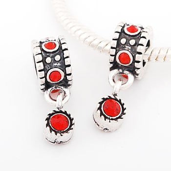 January Birthstone Charm European Bead Compatible for Most European Snake Chain Bracelet - Sexy Sparkles Fashion Jewelry - 2