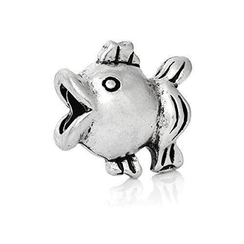 Fish Bead Compatible for Most European Snake Chain Bracelet - Sexy Sparkles Fashion Jewelry - 1
