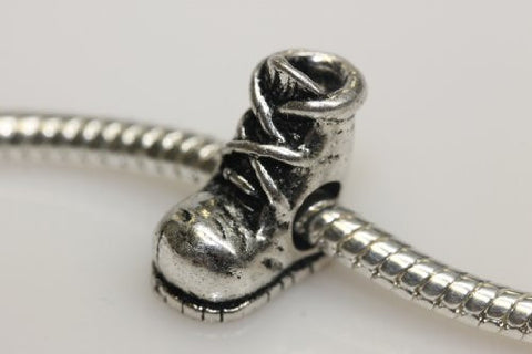 Baby Shoe Charm European Bead Compatible for Most European Snake Chain Bracelet - Sexy Sparkles Fashion Jewelry - 1