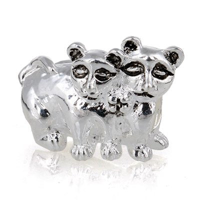 Cats Charm European Bead Compatible for Most European Snake Chain Bracelet - Sexy Sparkles Fashion Jewelry - 2
