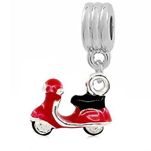Electrocar/scoote European Bead Compatible for Most European Snake Chain Bracelet - Sexy Sparkles Fashion Jewelry - 1