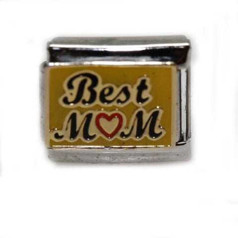 Best Mom Italian Link Bracelet Charm - Sexy Sparkles Fashion Jewelry - 1
