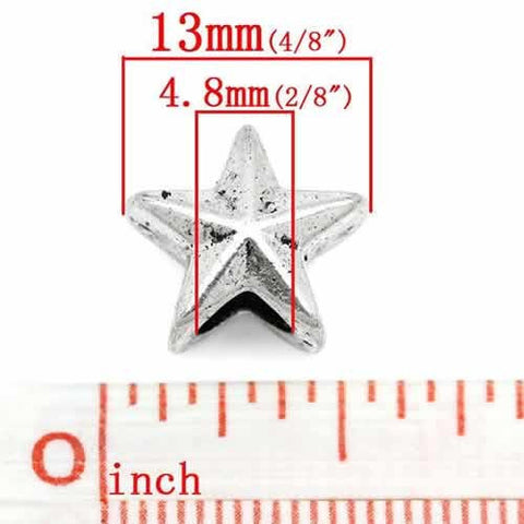 Star Charm Bead Spacers for Snake Chain Charm Bracelet - Sexy Sparkles Fashion Jewelry - 3