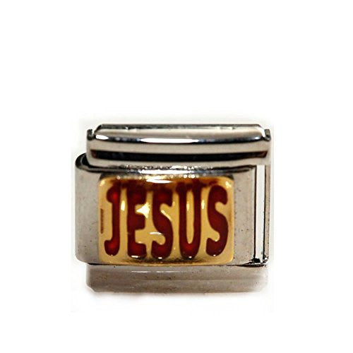 Jesus Italian Link Bracelet Charm - Sexy Sparkles Fashion Jewelry - 1