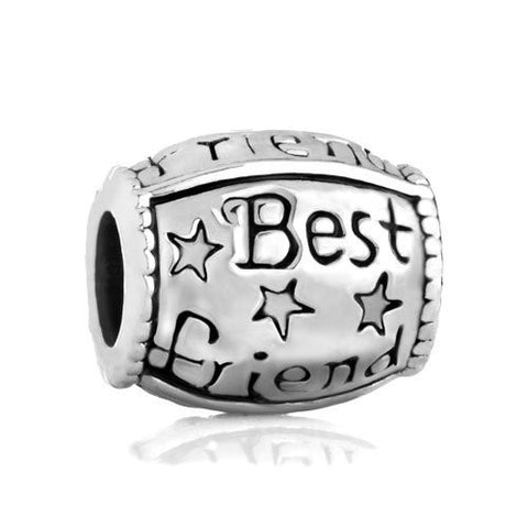 Best Friend Barrel European Bead Compatible for Most European Snake Chain Bracelet - Sexy Sparkles Fashion Jewelry - 2