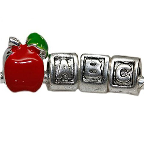 School Teacher Charms for Snake Chain Charm Bracelet - Sexy Sparkles Fashion Jewelry - 1