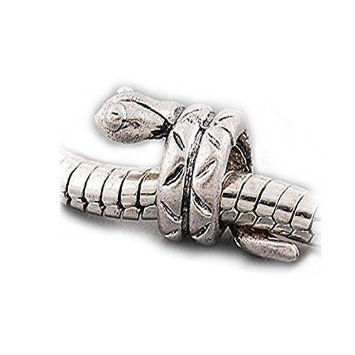 Snake Charm European Bead Compatible for Most European Snake Chain Bracelet - Sexy Sparkles Fashion Jewelry - 1