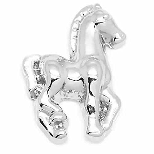 Horse Floating Charms For Glass Living Memory Lockets - Sexy Sparkles Fashion Jewelry - 1