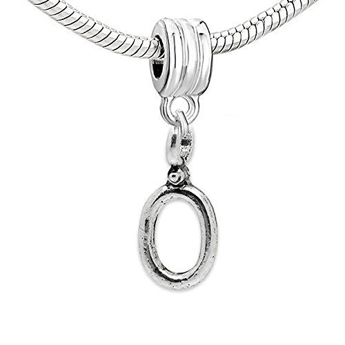 Choose From Number #0 Dangle European Bead Compatible for Most European Snake Chain Bracelet - Sexy Sparkles Fashion Jewelry