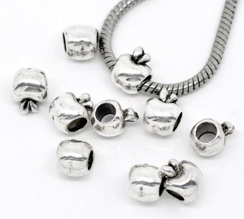 Teacher's Apple Charm Bead - Sexy Sparkles Fashion Jewelry - 2