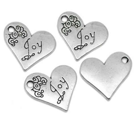 Joy Heart Bracelet Necklace Charm Pendant - Sexy Sparkles Fashion Jewelry - 2