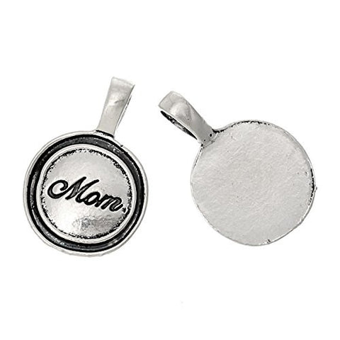 Family Mom Charm Spacer Bead for European Snake Chain Charm Bracelet - Sexy Sparkles Fashion Jewelry - 2