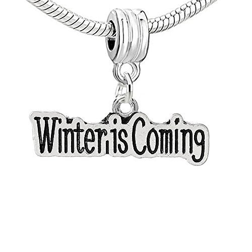 Winter Is Coming Charm Bead Pendant