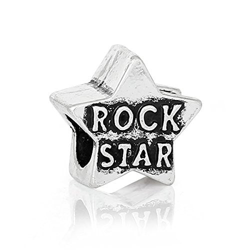 Rock Star Bead Compatible for Most European Snake Chain Bracelet - Sexy Sparkles Fashion Jewelry - 1