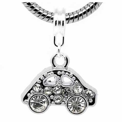 Car Charm Dangle Bead Spacer for Snake Chain Charm Bracelet - Sexy Sparkles Fashion Jewelry - 2