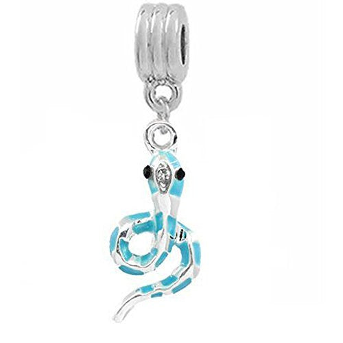Snake European Bead Compatible for Most European Snake Chain Bracelet - Sexy Sparkles Fashion Jewelry - 1