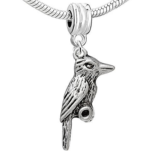 Hummingbird Charm European Bead Compatible for Most European Snake Chain Bracelet - Sexy Sparkles Fashion Jewelry