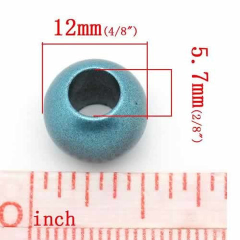 Twenty (20) Random Mix  of Acrylic Charm Beads For Snake Chain Charm Bracelet - Sexy Sparkles Fashion Jewelry - 3