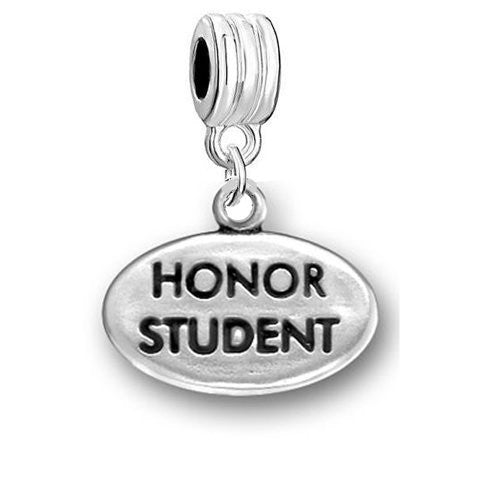 Honor Student Bead Compatible for Most European Snake Chain Bracelet - Sexy Sparkles Fashion Jewelry