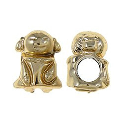 Little Girl Bead Compatible for Most European Snake Chain BraceletFor Snake Charm Bracelet - Sexy Sparkles Fashion Jewelry