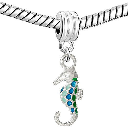 3 D Animal/Pet Bead Compatible for Most European Snake Chain Bracelets (Seahorse) - Sexy Sparkles Fashion Jewelry