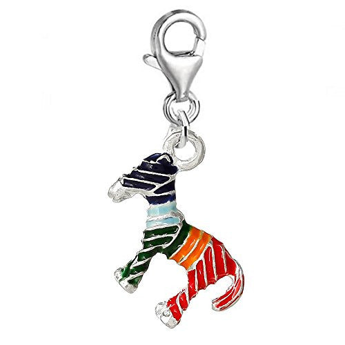 3 D Clip On For Bracelet Charm Pendant for European Charm Jewelry w/ Lobster Clasp (Horse) - Sexy Sparkles Fashion Jewelry