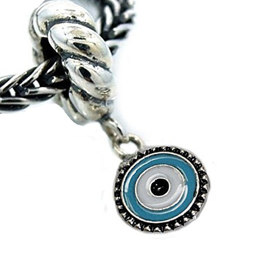 Evil Eye Dangle Charm Bead For snake charm Bracelet