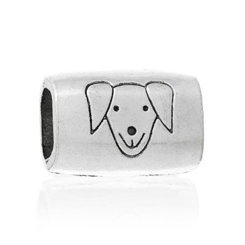 Charm Beads for Leather Bracelet/watch Bands or Wrist Bands (Dog) - Sexy Sparkles Fashion Jewelry - 1