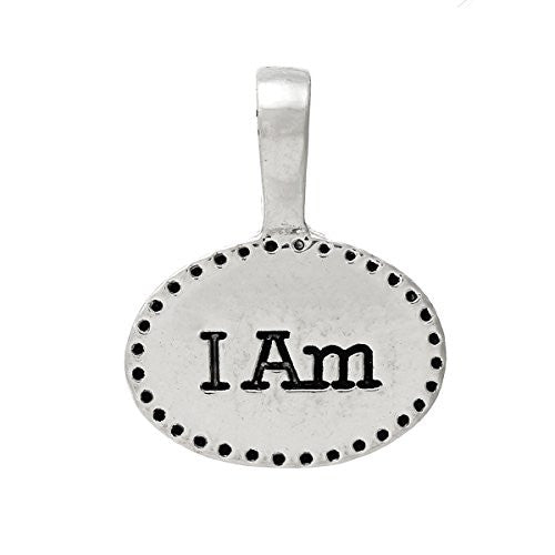 " I Am" Charm Bead Pendant for Most European Snake Chain Charm Bracelet - Sexy Sparkles Fashion Jewelry