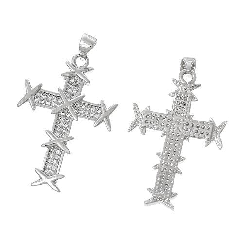 Cross Charm Pendant For Necklace