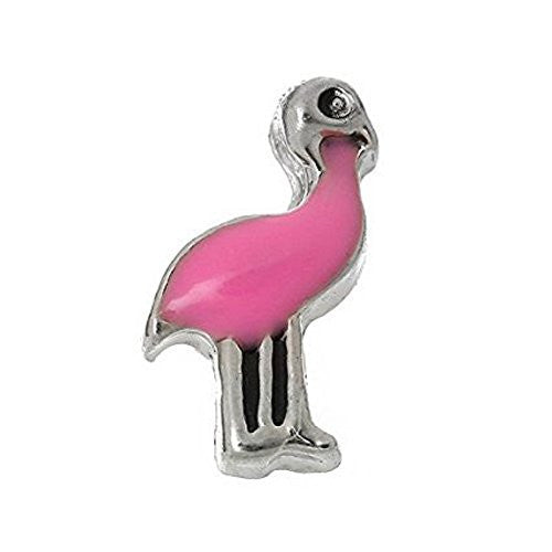 Floating Charms for Glass Living Memory Locket Pendant and Stainless Steel Back Plate (''Bird Floating Charm) - Sexy Sparkles Fashion Jewelry - 1